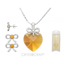 Mirdzošs Swarovski kristāla rotu komplektiņš